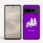 כיסוי בעיצוב אישי עם השם שלך לדגם - Google Pixel 8 Pro 5G בעיצוב מזלות - תאומים