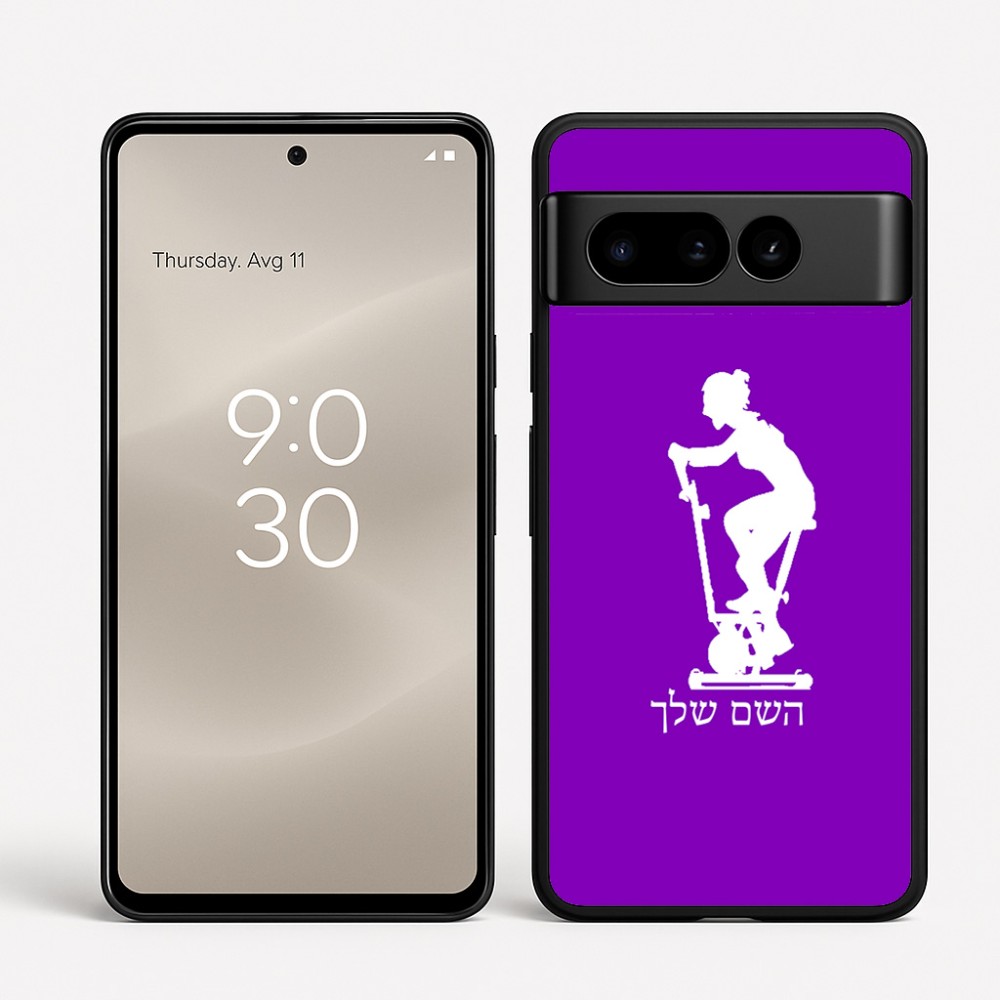 כיסוי בעיצוב אישי עם השם שלך לדגם - Google Pixel 8 Pro 5G בעיצוב אימון ספינינג - אישה