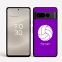 כיסוי בעיצוב אישי עם השם שלך לדגם - Google Pixel 8 Pro 5G בעיצוב כדור כדורעף