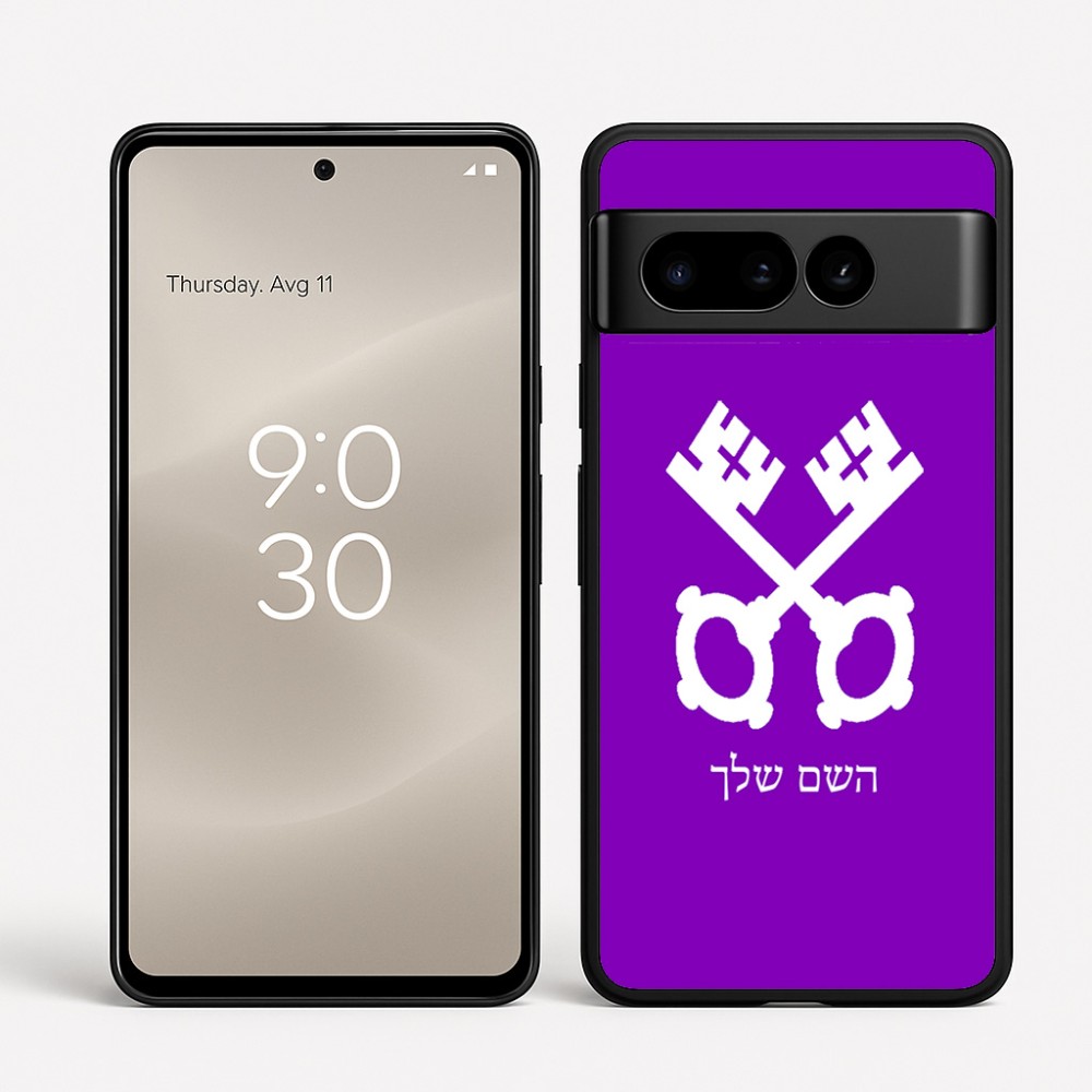 כיסוי בעיצוב אישי עם השם שלך לדגם - Google Pixel 8 Pro 5G בעיצוב מפתחות