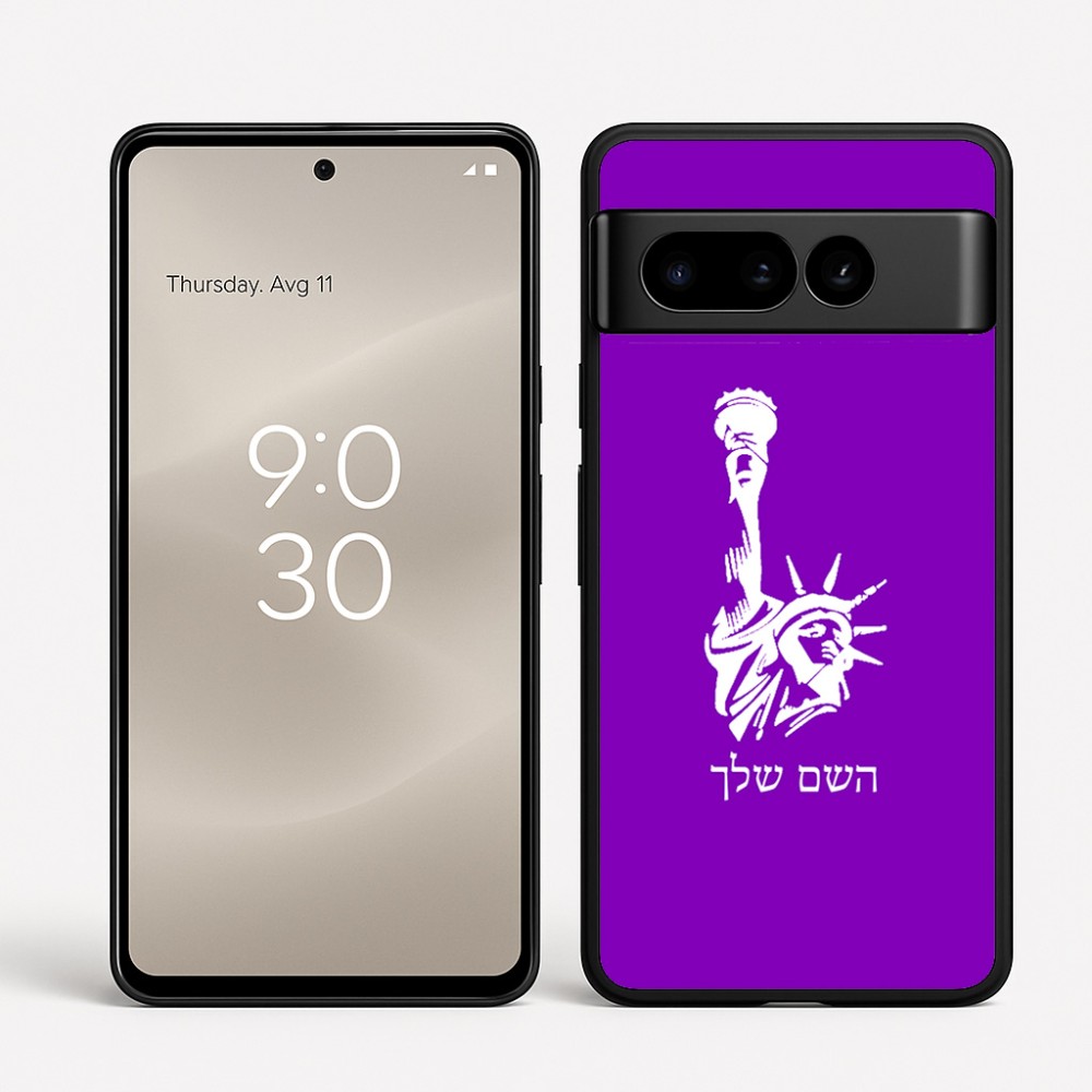 כיסוי בעיצוב אישי עם השם שלך לדגם - Google Pixel 8 Pro 5G בעיצוב פסל החירות