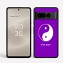 כיסוי בעיצוב אישי עם השם שלך לדגם - Google Pixel 8 Pro 5G בעיצוב סמל יינג יאנג