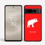 כיסוי בעיצוב אישי עם השם שלך לדגם - Google Pixel 8 Pro 5G בעיצוב פיל