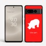 כיסוי בעיצוב אישי עם השם שלך לדגם - Google Pixel 8 Pro 5G בעיצוב קרנף