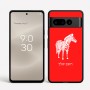 כיסוי בעיצוב אישי עם השם שלך לדגם - Google Pixel 8 Pro 5G בעיצוב זברה