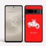 כיסוי בעיצוב אישי עם השם שלך לדגם - Google Pixel 8 Pro 5G בעיצוב הארלי-דיווידסון