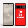 כיסוי בעיצוב אישי עם השם שלך לדגם - Google Pixel 8 Pro 5G בעיצוב אוהבת את החבר שלי