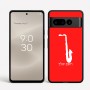 כיסוי בעיצוב אישי עם השם שלך לדגם - Google Pixel 8 Pro 5G בעיצוב סקסופון