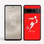 כיסוי בעיצוב אישי עם השם שלך לדגם - Google Pixel 8 Pro 5G בעיצוב כדורגל אולימפי