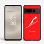 כיסוי בעיצוב אישי עם השם שלך לדגם - Google Pixel 8 Pro 5G בעיצוב קפיצת סקי אולימפית