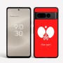 כיסוי בעיצוב אישי עם השם שלך לדגם - Google Pixel 8 Pro 5G בעיצוב פינג פונג