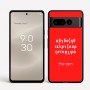 כיסוי בעיצוב אישי עם השם שלך לדגם - Google Pixel 8 Pro 5G בעיצוב האלפבית היווני
