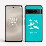 כיסוי בעיצוב אישי עם השם שלך לדגם - Google Pixel 8 Pro 5G בעיצוב עטלפים