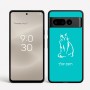 כיסוי בעיצוב אישי עם השם שלך לדגם - Google Pixel 8 Pro 5G בעיצוב חתול