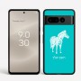 כיסוי בעיצוב אישי עם השם שלך לדגם - Google Pixel 8 Pro 5G בעיצוב זברה