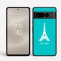 כיסוי בעיצוב אישי עם השם שלך לדגם - Google Pixel 8 Pro 5G בעיצוב מגדל אייפל