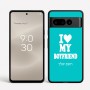 כיסוי בעיצוב אישי עם השם שלך לדגם - Google Pixel 8 Pro 5G בעיצוב אוהבת את החבר שלי
