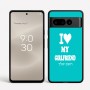כיסוי בעיצוב אישי עם השם שלך לדגם - Google Pixel 8 Pro 5G בעיצוב אוהב את החברה שלי