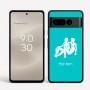 כיסוי בעיצוב אישי עם השם שלך לדגם - Google Pixel 8 Pro 5G בעיצוב מזלות - תאומים