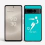 כיסוי בעיצוב אישי עם השם שלך לדגם - Google Pixel 8 Pro 5G בעיצוב כדורגל אולימפי