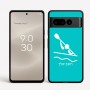 כיסוי בעיצוב אישי עם השם שלך לדגם - Google Pixel 8 Pro 5G בעיצוב קיאק אולימפי