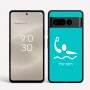 כיסוי בעיצוב אישי עם השם שלך לדגם - Google Pixel 8 Pro 5G בעיצוב כדור מים אולימפי