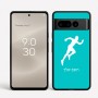 כיסוי בעיצוב אישי עם השם שלך לדגם - Google Pixel 8 Pro 5G בעיצוב רץ