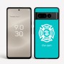 כיסוי בעיצוב אישי עם השם שלך לדגם - Google Pixel 8 Pro 5G בעיצוב כבאי - תגית