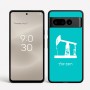 כיסוי בעיצוב אישי עם השם שלך לדגם - Google Pixel 8 Pro 5G בעיצוב באר נפט