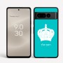 כיסוי בעיצוב אישי עם השם שלך לדגם - Google Pixel 8 Pro 5G בעיצוב כתר מלכותי