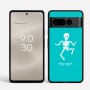 כיסוי בעיצוב אישי עם השם שלך לדגם - Google Pixel 8 Pro 5G בעיצוב סקלטון