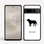 כיסוי בעיצוב אישי עם השם שלך לדגם - Google Pixel 8 Pro 5G בעיצוב כלב
