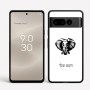 כיסוי בעיצוב אישי עם השם שלך לדגם - Google Pixel 8 Pro 5G בעיצוב ראש פיל