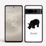 כיסוי בעיצוב אישי עם השם שלך לדגם - Google Pixel 8 Pro 5G בעיצוב קרנף