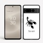 כיסוי בעיצוב אישי עם השם שלך לדגם - Google Pixel 8 Pro 5G בעיצוב עקרב