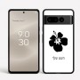כיסוי בעיצוב אישי עם השם שלך לדגם - Google Pixel 8 Pro 5G בעיצוב פרח היביסקוס