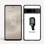 כיסוי בעיצוב אישי עם השם שלך לדגם - Google Pixel 8 Pro 5G בעיצוב מיקרופון