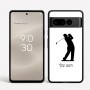 כיסוי בעיצוב אישי עם השם שלך לדגם - Google Pixel 8 Pro 5G בעיצוב שחקן גולף