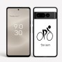 כיסוי בעיצוב אישי עם השם שלך לדגם - Google Pixel 8 Pro 5G בעיצוב אופניים אולימפיים