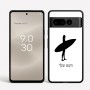 כיסוי בעיצוב אישי עם השם שלך לדגם - Google Pixel 8 Pro 5G בעיצוב גלישה - גלישה