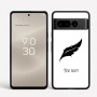 כיסוי בעיצוב אישי עם השם שלך לדגם - Google Pixel 8 Pro 5G בעיצוב נוצת נוצה