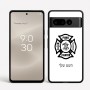 כיסוי בעיצוב אישי עם השם שלך לדגם - Google Pixel 8 Pro 5G בעיצוב כבאי - תגית