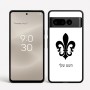כיסוי בעיצוב אישי עם השם שלך לדגם - Google Pixel 8 Pro 5G בעיצוב פרחי פרחים - צרפת