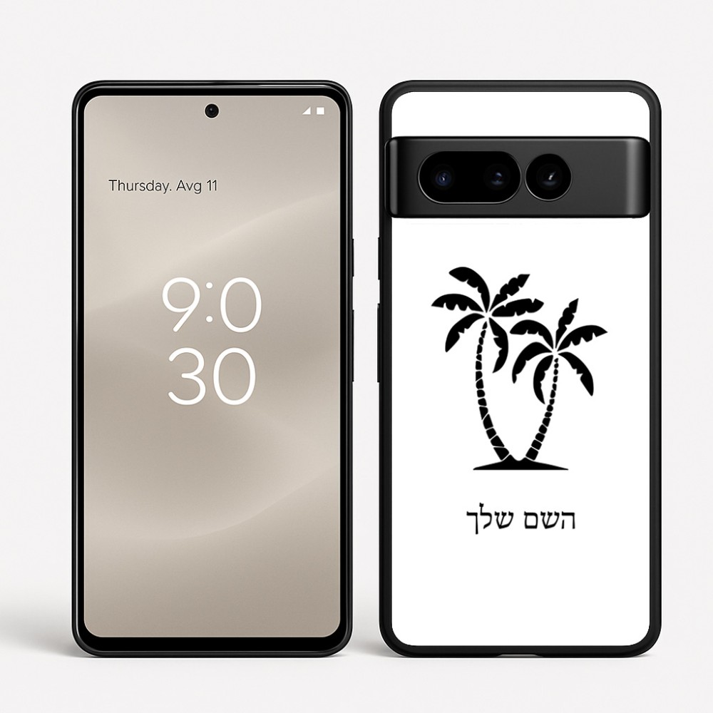 כיסוי בעיצוב אישי עם השם שלך לדגם - Google Pixel 8 Pro 5G בעיצוב כפות ידיים