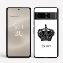 כיסוי בעיצוב אישי עם השם שלך לדגם - Google Pixel 8 Pro 5G בעיצוב כתר מלכותי