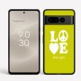 כיסוי בעיצוב אישי עם השם שלך לדגם - Google Pixel 8 Pro 5G בעיצוב אהבה