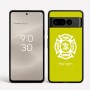 כיסוי בעיצוב אישי עם השם שלך לדגם - Google Pixel 8 Pro 5G בעיצוב כבאי - תגית