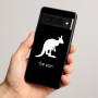 כיסוי בעיצוב אישי עם השם שלך לדגם - Google Pixel 8 Pro 5G בעיצוב קנגורו