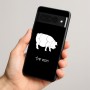 כיסוי בעיצוב אישי עם השם שלך לדגם - Google Pixel 8 Pro 5G בעיצוב חזיר