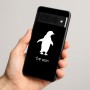 כיסוי בעיצוב אישי עם השם שלך לדגם - Google Pixel 8 Pro 5G בעיצוב פינגווין